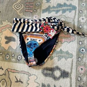 FARM Rio Striped Multicolor Bikini Bottom